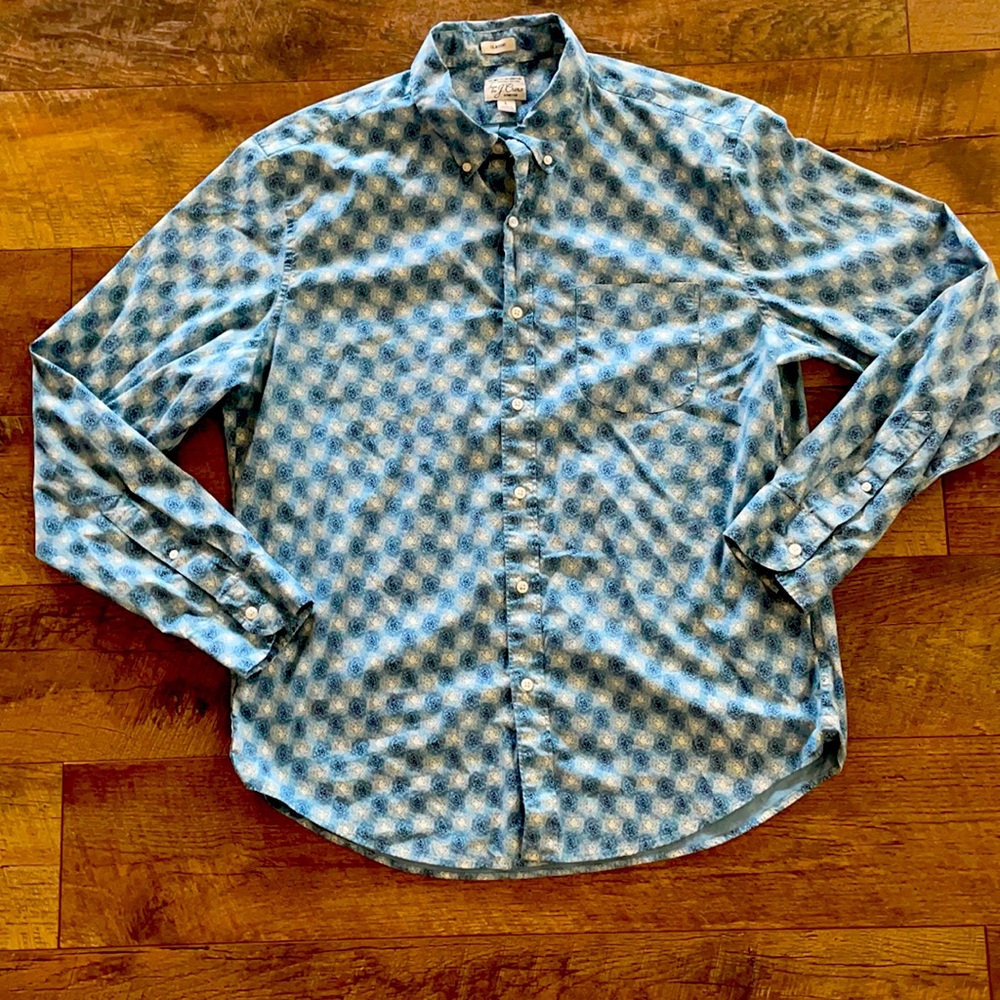 Men’s J.Crew Classic Fot Stretch Button Up Shirt